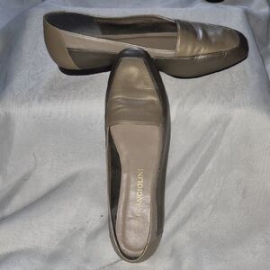 Women's Tan Leather Loafers
